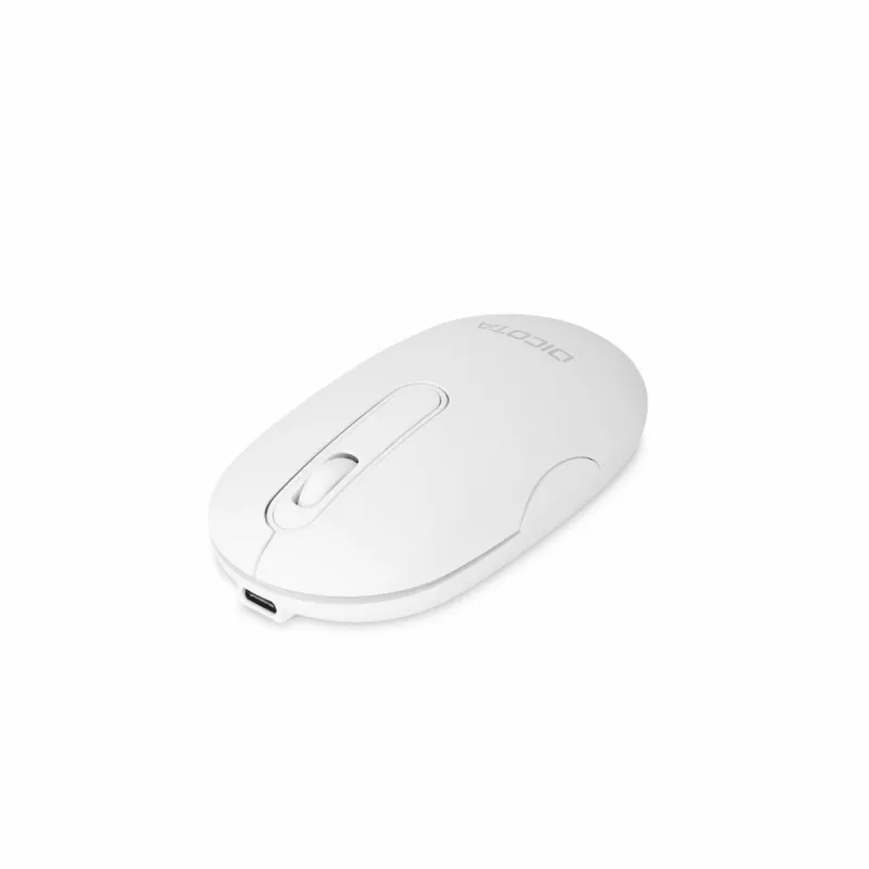 Mouse Dicota D32045 White 1600 dpi